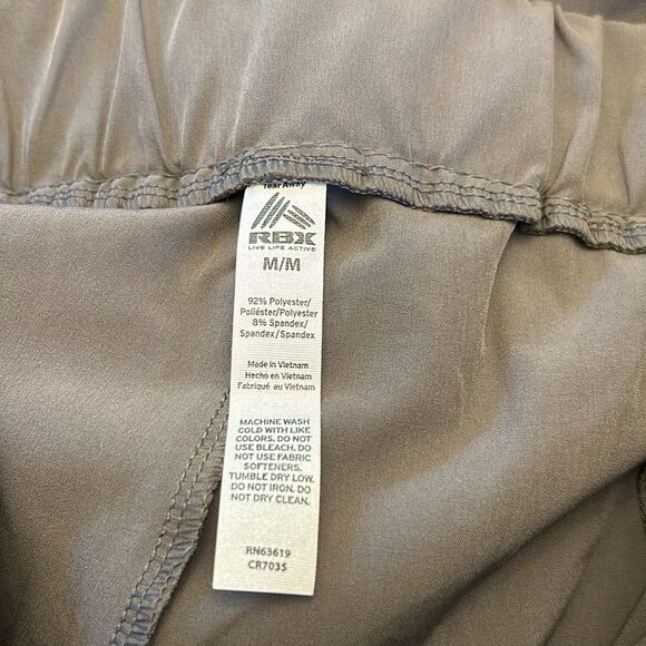 RBX brown pull on elastic waistband travel pants Size M New - Picture 9 of 9